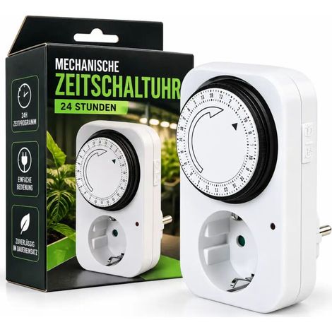 Mechanische minuterie programmable avec Timer Funktion – Schaltuhr Grow lampe (1/5)