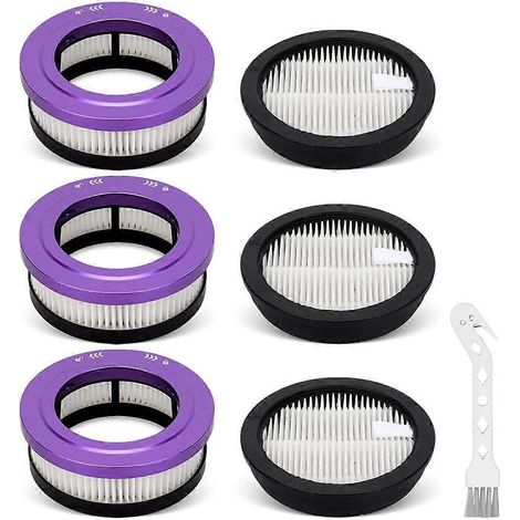Filtre de HEPA Filtre de remplacement Kit pour Anyson Stars 5 45000Pa/550W/70Min Aspirateur – Lavable & Reusable Filtre (1/5)