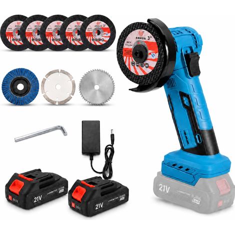 Mini meuleuse 21V Max, 76 mm, sans balais, 2 batteries, 19 000 tr/min (1/5)
