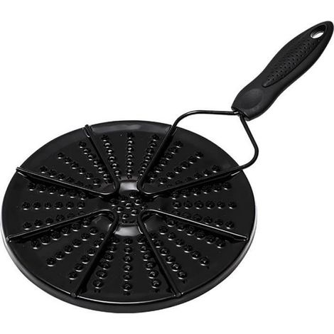 Diffuseur De Chaleur - Enamel - Pour Plaque À Induction Et Cuisinière À Gaz Ou Électrique - Verre Trempé - 1 Pièce (1/4)