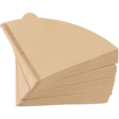 100 Stück Einweg-Kegelkaffeefilter für 1-2 Tassen Filterkaffeemaschinen, umweltfreundliche Faserfilter für den Hausgebrauch