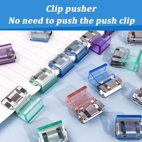 20 unidades，clips para documentos，clips de acero inoxidable，clip multifuncional，clips de encuadernación，clip metálico para notas，2025 mm (1/4)