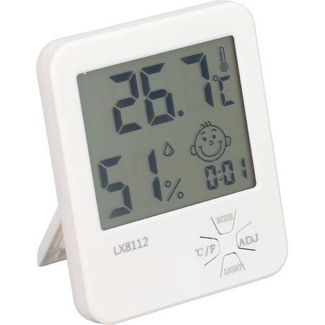 Elektronisches digitales Haushalts-Thermometer mit Hygrometer und Temperatursensor (1/5)