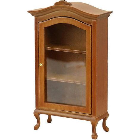 Miniatur-Aufbewahrungshäuschen, Sideboard, Miniatur-Bücherregal, Spielzeug – 15 x 8,5 cm – Braun (1/3)