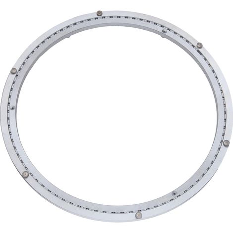 Plateau tournant Lazy Susan robuste en aluminium, roulement et plaque pivotante pour table à manger (24 pouces (16 mm)) (1/5)