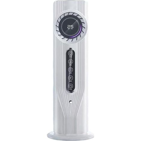 Refroidisseur d'air portable 3 en 1 et humidificateur, ventilateur de bureau ultra silencieux de moins-blanc (1/3)