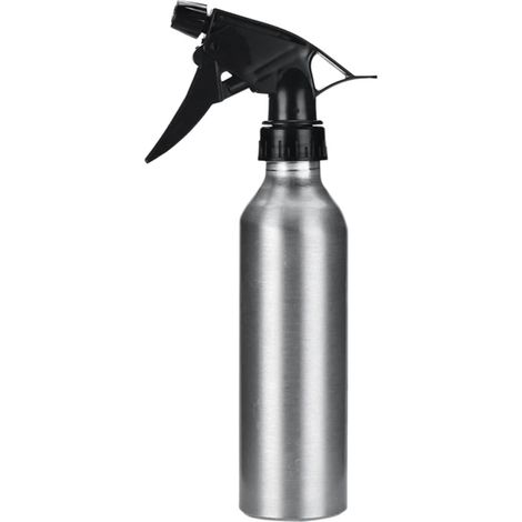 Flacons Pulvérisateurs Lot de 3 250ml en Alliage D’aluminium, Rechargeables et Portables, Brumisation Fine Argentés pour Plantes Cuisine (1/5)