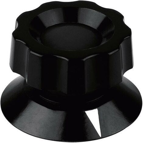 Tête de bouton rotatif Mentor 474.81 noir (Ø x H) 58 mm x 35.5 mm 1 pc(s) (1/3)