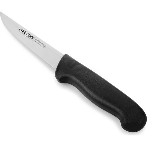 Coltello Boner Arcos Colore - Prof. 294425 in acciaio inox Nitrum e mango ergonomico nero Polipropilene e lama 13 cm, coperchio del display (1/5)