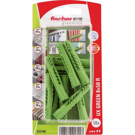 Fischer 532706 UX Green 8 x 50 R K NV Tassello universale 50 mm 8 mm 1 KIT (1/5)