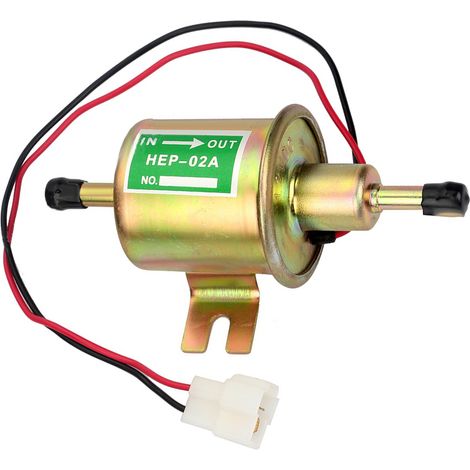 Pompe à carburant électrique de transfert universelle basse pression pour gaz, pièce de rechange HEP 02A 12V (1/5)