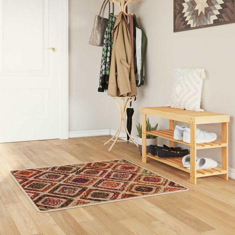 vidaXL  Rug Runner  MARSA Multicolour 100 x 100 cm Polyester and PVC