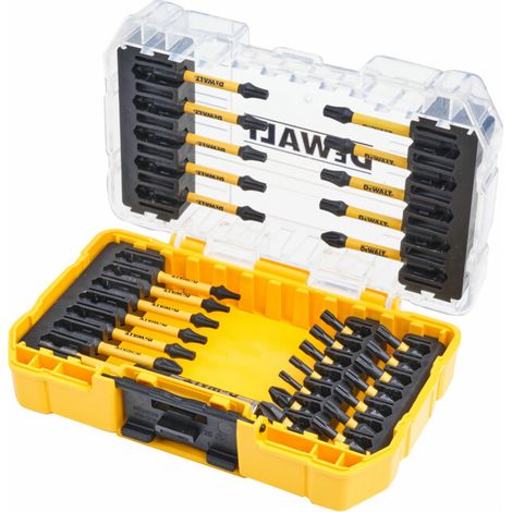 Dewalt – Jeu d'embouts à choc 31 pcs DT70738TPOSQZ – Longueur 25/57 mm – Empreintes Ph2, Pz2, T10, T15, T20, T25, T30 – Pour applications intensives (1/5)