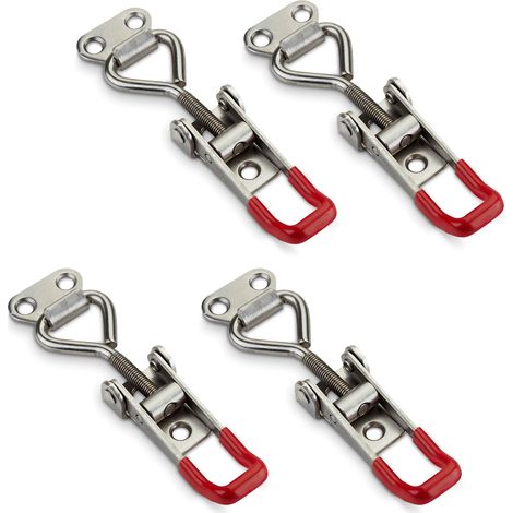 4er Set SOTECH Spannverschluss M5 (Haltekraft 165kg) Edelstahl SS304 verstellbare Halteklaue