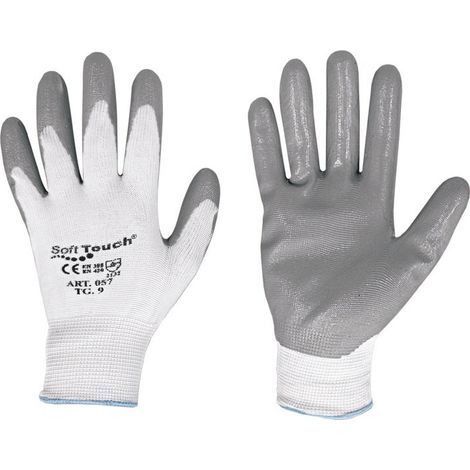 Guante Nylon/Nitrilo Talla 8 - Idrhaus