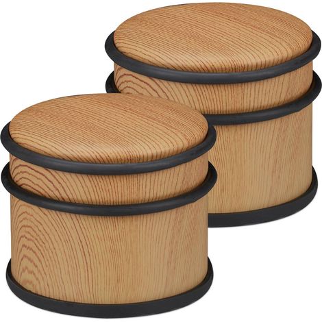Türstopper aus Holz - 2er-Set