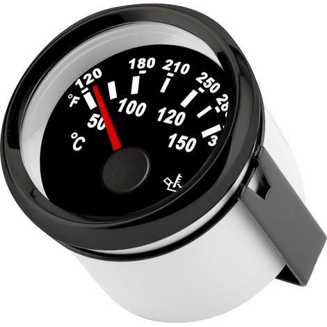 Öltemperaturanzeige 50-150°C, hintergrundbeleuchtetes LCD-Display, Anzeige für Auto, Boot, Yacht und Wohnmobil (1/5)