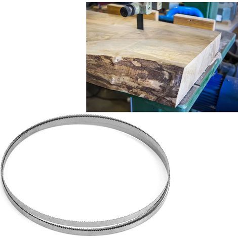 Lame de scie à ruban SK5 résistante à la chaleur pour la coupe de bois épais, 1425 x 6,35 x 15 dents (1/5)