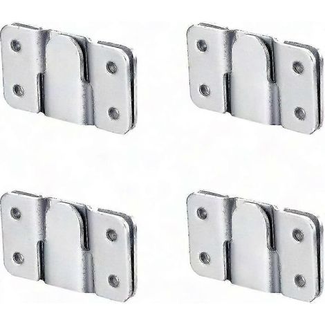 Wandhalterungen für Kopfteile, Clip-on-Z-Haken, Bilder- und Spiegelbefestigungen, Möbelverbindungsbeschläge, 2er-Set, robustes Metall. (1/5)
