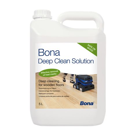 Nettoyant concentré pour parquets vernis et huilés – Nettoyage en profondeur – Compatible avec Bona PowerScrubber – 5L