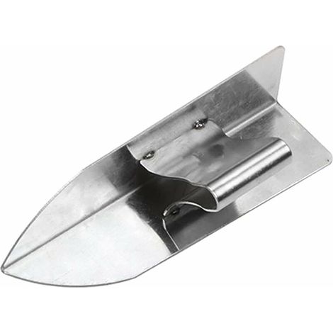 DEESSE SHOP - 2 pièces d'outils d'angle en béton pour cloison sèche, grattoir en acier inoxydable, coins intérieurs et extérieurs - 3,8 x 14,5 cm - Acier inoxydable antirouille - Angle droit de 90 deg (1/5)