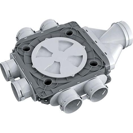 Diffuseur d'air BlauFast SR 125/75x6 51P, Ø75mm, 6 fois