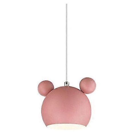 Suspension Sofirn Nordic en forme de souris, lampe à suspendre pour table à manger ou chambre d'enfant - rose (1/4)