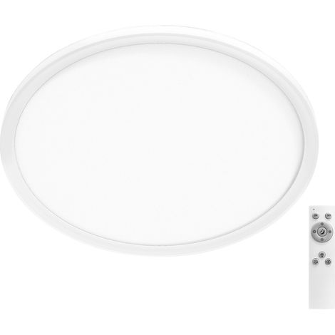 OSRAM Plafonnier blanc, 3000 K / 4000 K / 6000 K, blanc chaud, 1000 lm, 14 W, 22 cm Ø, polypropylène (PP), angle de faisceau de 120° (1/4)