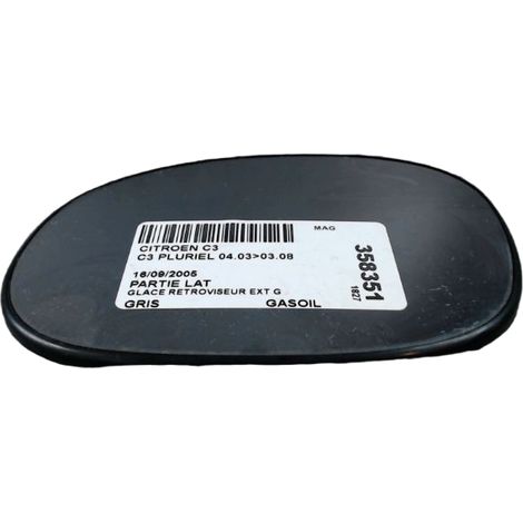 [PRODUIT D'OCCASION] Glace Retroviseur Exterieur G CITROEN C3 Pluriel 03-08 ♻️ Ref Oe. 8151ge - Garantie à vie (1/3)