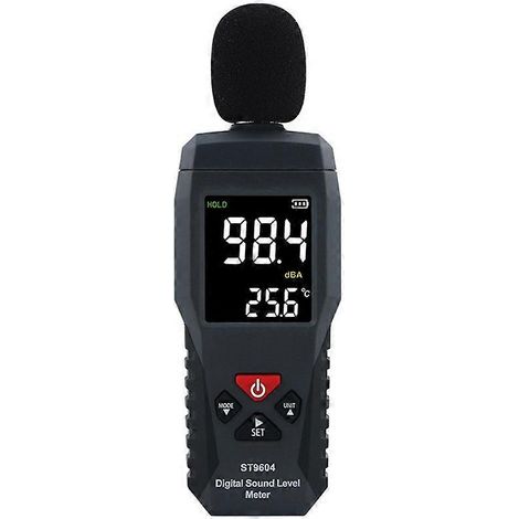 Sonomètre numérique ST9604 - Mesure du niveau sonore - Écran LCD (1/5)