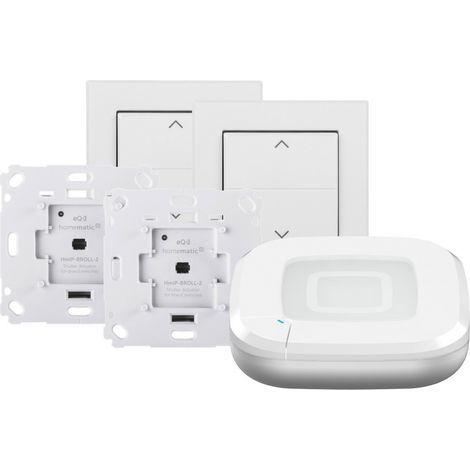 HOMEMATIC IP KIT DE DÉMARRAGE POUR COMMANDE DE VOLET ROULANT HMIP-SK29 162171A0