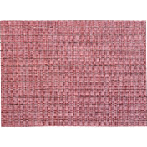 Set de table Orchidée en jacquard PVC et polyester découpe laser 33 x 45 cm - PANGIVO