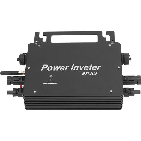 300-W-Netzgekoppelter einphasiger Solar-Mikrowechselrichter, DC-AC-Wandlung, WiFi-Steuerung, 230-V-EU-Stecker für Photovoltaikmodul. (1/5)