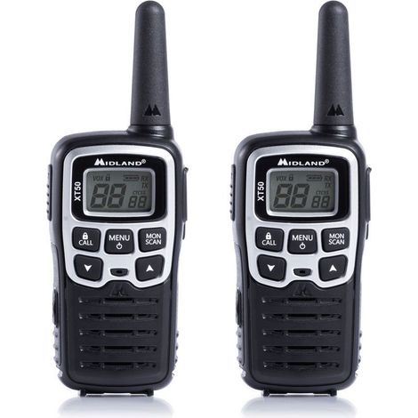 Pareja Walkies PMR446 XT50 8Km Midlan (1/4)