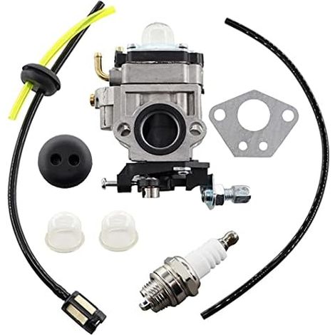 Carburateur avec bougie dallumage, tuyau à essence, kit de filtres à essence pour Fuxtec Timbertech, Horn, Mc Dillen Rotfuchs Aram-Trade Tarus Raptor Helo Stenson Steel BC52 BC520 (1/5)