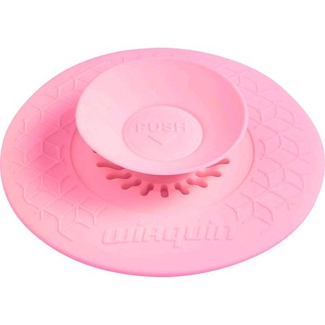 Universeller Silikonstöpsel für Küchenspülen, rosa (1/5)
