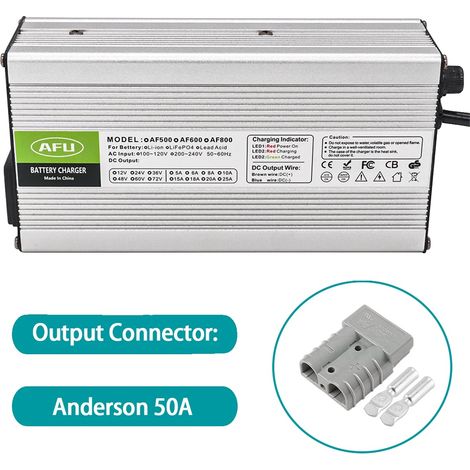 Batterieladegerät, 15A Ausgang, Intelligenter Lademodus, Anderson 50A, EU(200-240V)-b (1/2)