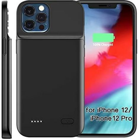 Battery Case for iPhone 12/12 Pro, [6800mAh] Rechargeable Portable Charger External Battery Power Bank Slim Charger Case for Apple iPhone 12 / iPhone 12 Pro 6.1 inch (1/5)