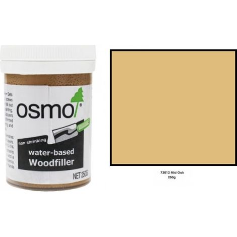 Osmo Wood Filler - Multi Purpose Interior Filler - 250g - Mid Oak