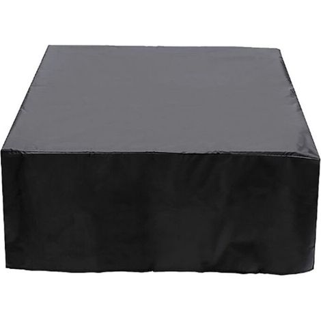 Baignoire spa piscine intérieure et extérieure couverture étanche et anti-poussière, housse de protection contre les feuilles, housse de protection pour table et chaise，argent，23123130cm (1/5)