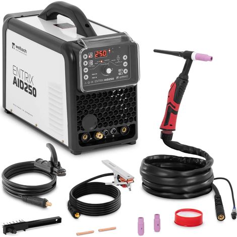 Saldatrice per alluminio acciaio rame TIG AC/DC MMA 2T 4T 250 A (1/5)