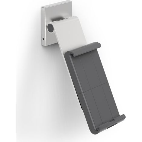 Durable 893523 Tablet Wandhalterung (mit Tragarm für Tablets 7-13 Zoll, 360° drehbar mit Diebstahlsicherung) silber/anthrazit (1/5)