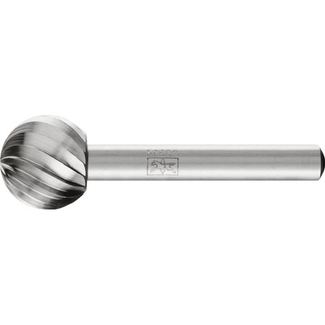 PFERD TOOLS HSS Frässtift Kugelform F Ø 16x14 mm Schaft-Ø 6 mm Z 1 universal grob (1/2)