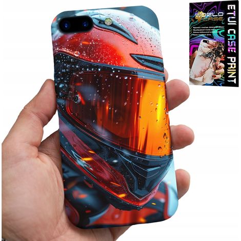 Funda para iPhone (7 Plus) - motocicleta, casco de motocicleta FAN para motociclista (1/5)