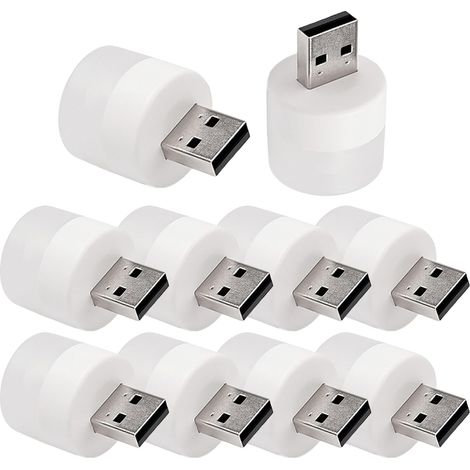 Lampe USB Portable, Ronde, Avec Économie D'Énergie (1/5)