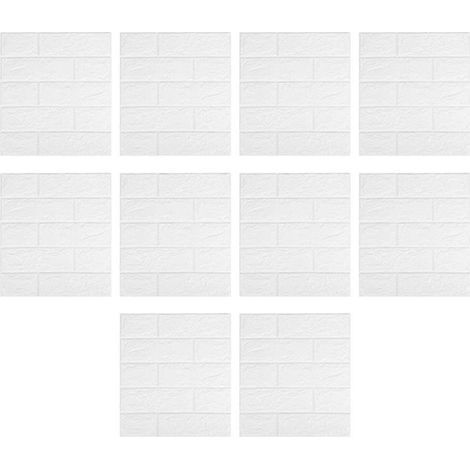 1.3D Stickers muraux 3D autocollants, papier peint décoratif, lot de 10 (1/5)