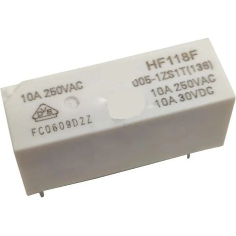 RelÉ 5vdc 1cto Spdt 10a/250vac Hf118f/005-1zs1t
