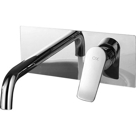 Kibath Grifo Empotrado de Lavabo monomando REI acabado CROMO brillo fabricado en latón (1/5)
