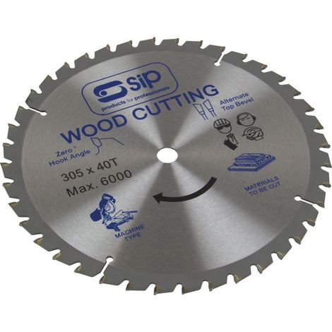 SIP SIP 305mm x 30mm TCT 40T Circular Saw Blade