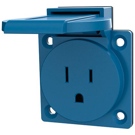 prise mennekes 10087 IP44 avec couvercle articulé